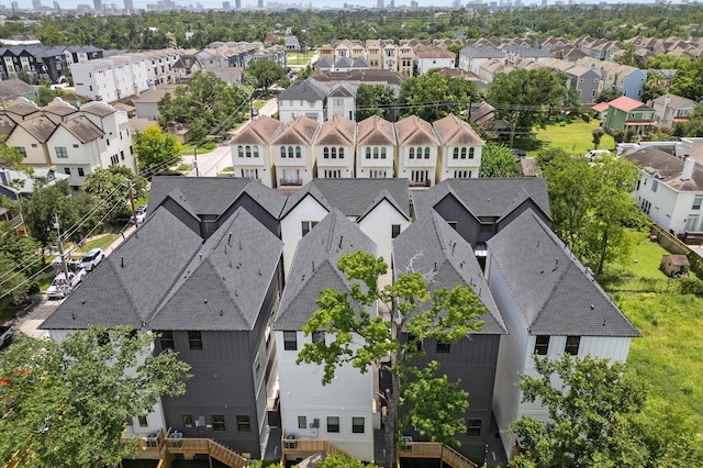 1637 Beall St, Houston, TX 77008 - aerial view of residential area