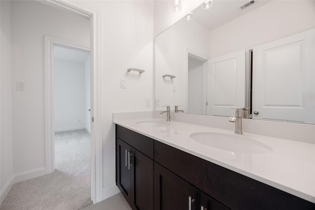 833 Laguna Green Ln, Katy, TX 77493 - full bath with double vanity and baseboards
