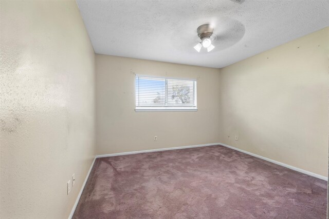 31302 Wisteria Rd, Magnolia, TX 77355 - carpeted empty room featuring ceiling fan and a textured ceiling