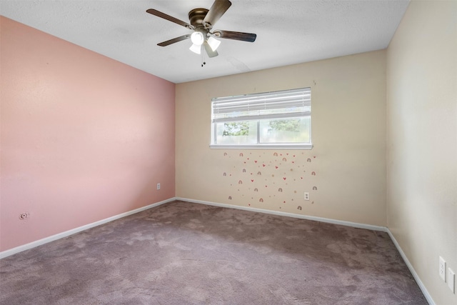 31302 Wisteria Rd, Magnolia, TX 77355 - carpeted empty room featuring a ceiling fan and baseboards
