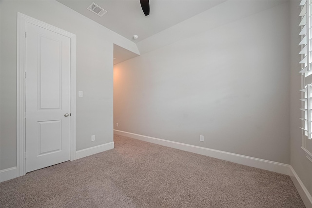 2206 Umber Oaks Ln, Brookshire, TX 77423 - unfurnished bedroom with carpet floors, baseboards, and a ceiling fan
