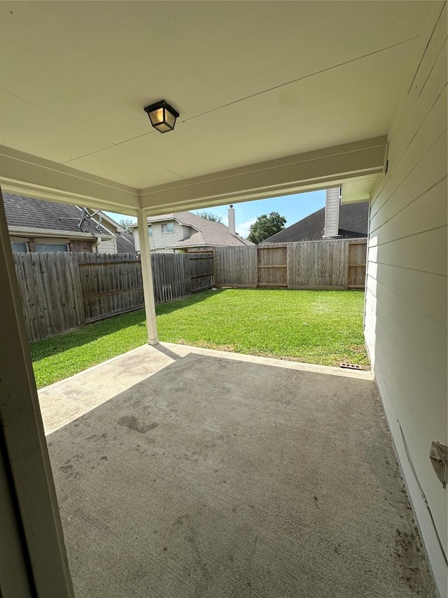 19119 Field Cottage Ln, Richmond, TX 77407 - view of patio with a carport