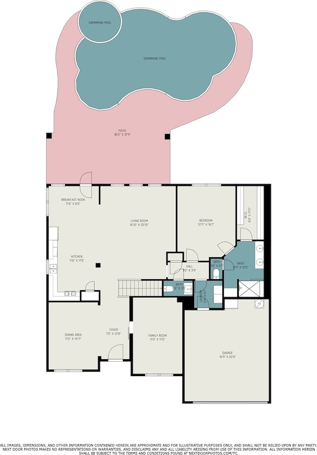 31215 Rainwood Park Ln, Spring, TX 77386 - property floor plan