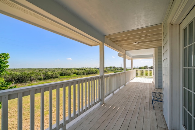 3582 County Road 476, Palacios, TX 77465 - deck with a lawn