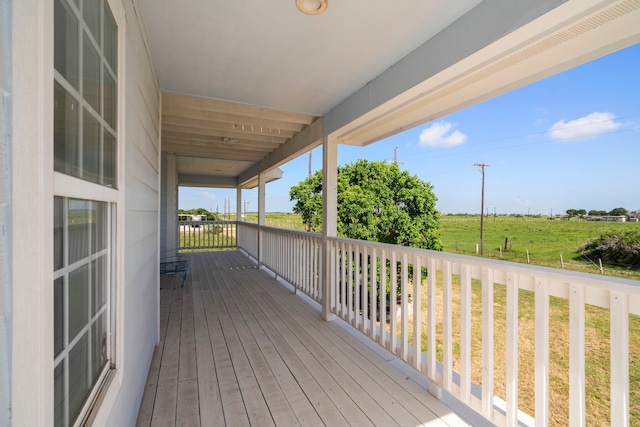 3582 County Road 476, Palacios, TX 77465 - view of wooden terrace