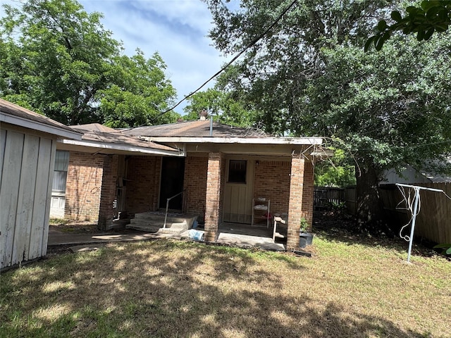 4302 Continental Dr, Houston, TX 77072 - rear view of house featuring brick siding