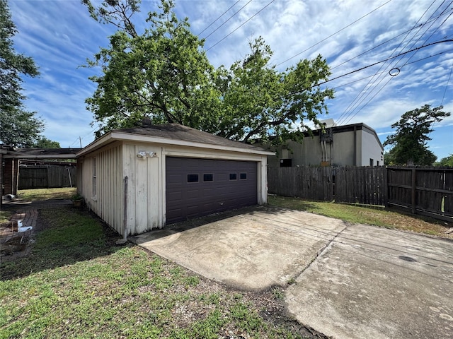 4302 Continental Dr, Houston, TX 77072 - view of detached garage