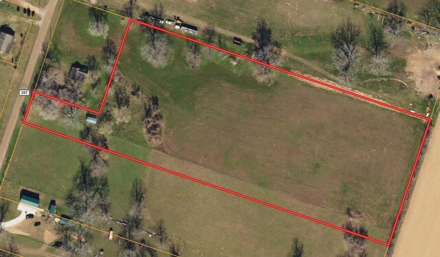 1949 Circle Dr Unit 257, Egypt, TX 77488 - aerial map of property and surrounding area featuring property boundaries highlighted