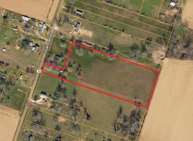 1949 Circle Dr Unit 257, Egypt, TX 77488 - aerial overview of property's location with property boundaries highlighted