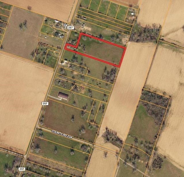1949 Circle Dr Unit 257, Egypt, TX 77488 - map of property location with property parcel outlined