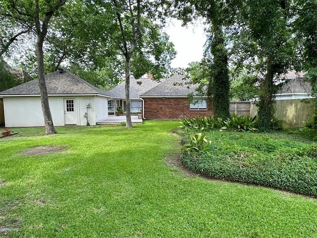 15510 Park Estates Ln, Houston, TX 77062 - view of yard with a patio area