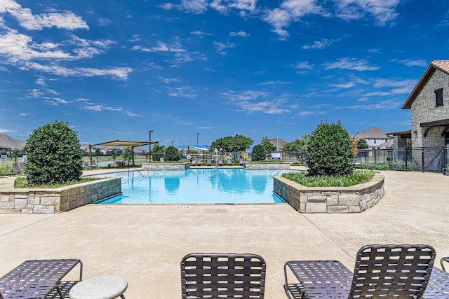 24203 Leonforte Dr, Richmond, TX 77406 - community pool featuring a patio