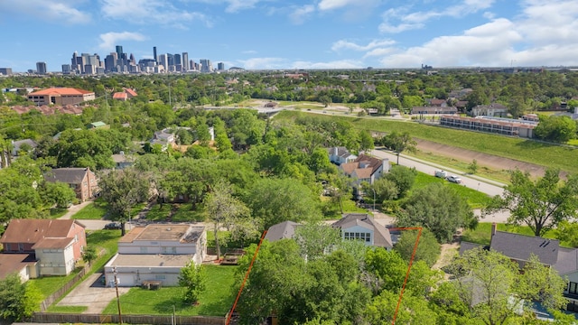 3222 Oakmont St, Houston, TX 77021 - bird's eye view of a tree filled landscape and city skyline