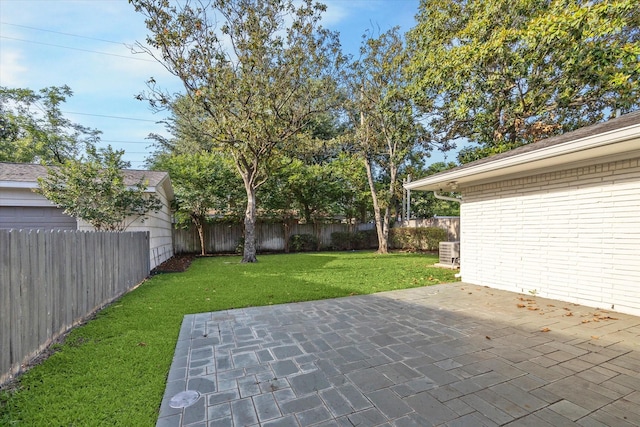4634 Merwin St, Houston, TX 77027 - view of yard with a patio area