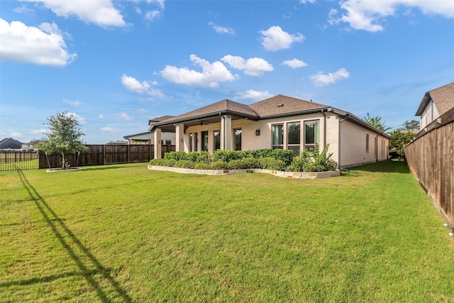 28249 Woodland Bend Way, Spring, TX 77386 - back of property with ceiling fan