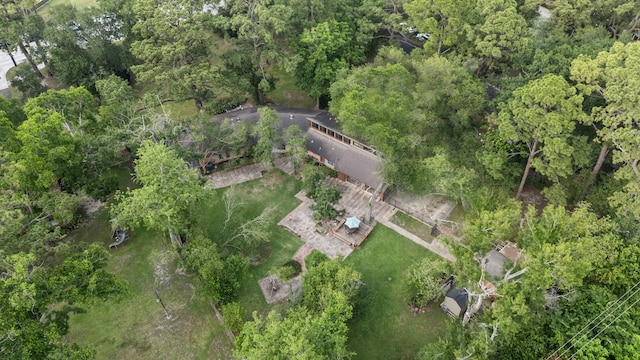 9809 Neuens Rd, Houston, TX 77080 - aerial view of property's location featuring a forest