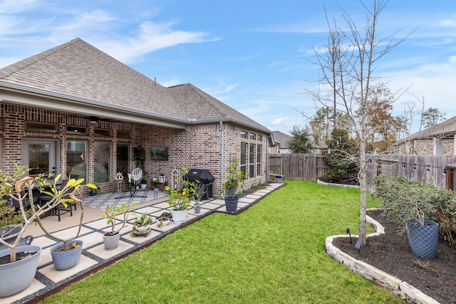 17185 Foxtrot Way, Conroe, TX 77302 - view of yard with a patio area