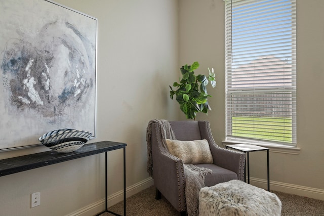 18735 Evanhale Bend Dr, Cypress, TX 77429 - living area with carpet floors and baseboards