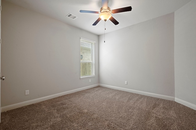 18735 Evanhale Bend Dr, Cypress, TX 77429 - carpeted empty room featuring a ceiling fan and baseboards
