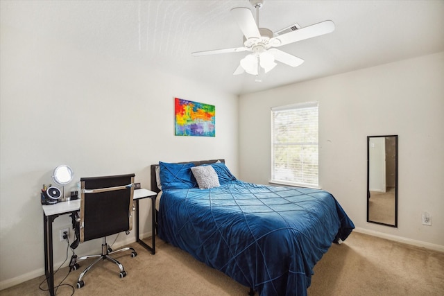 20203 Stonegrove Ct, Tomball, TX 77375 - bedroom featuring carpet, baseboards, and a ceiling fan