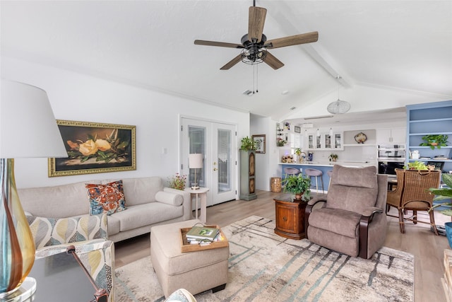 12121 Maverick Dr, Willis, TX 77378 - living room featuring light wood-style flooring and a ceiling fan