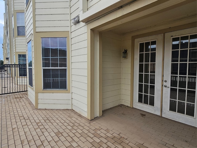 7575 Kirby Dr Unit 1104, Houston, TX 77030 - view of patio featuring french doors