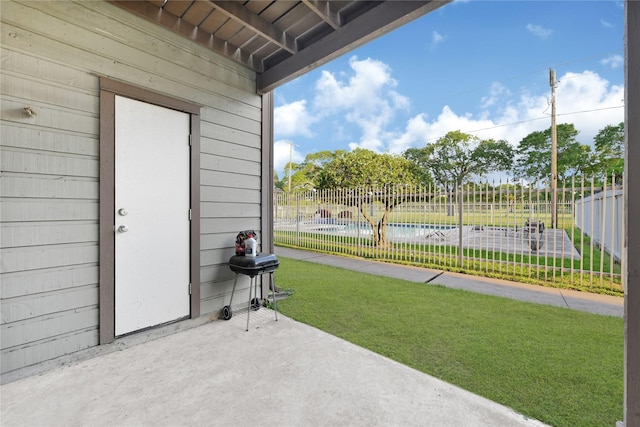 8385 Sands Point Dr Unit 5, Houston, TX 77036 - view of patio with grilling area