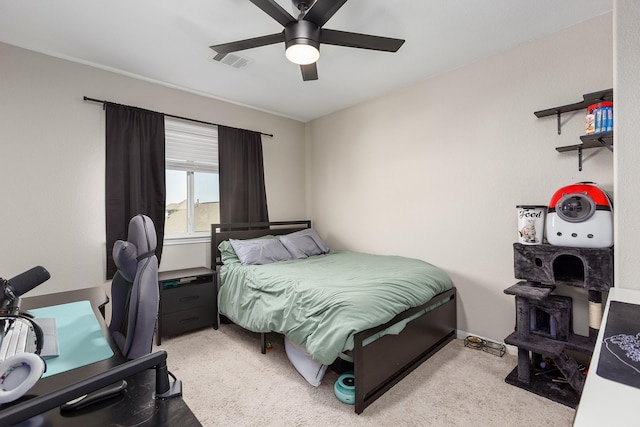 25131 Bells Canyon Dr, Porter, TX 77365 - carpeted bedroom featuring a desk and ceiling fan
