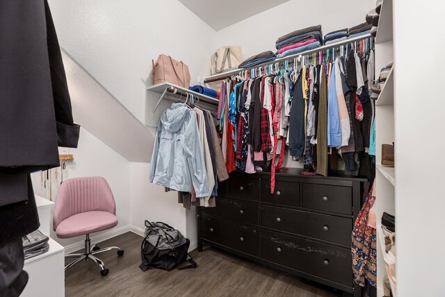 25131 Bells Canyon Dr, Porter, TX 77365 - spacious closet featuring wood finished floors