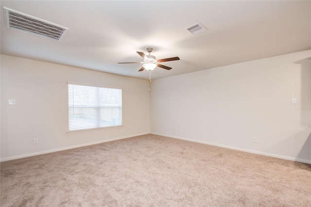 10699 Lost Maples Dr, Cleveland, TX 77328 - unfurnished room featuring carpet flooring, a ceiling fan, and baseboards