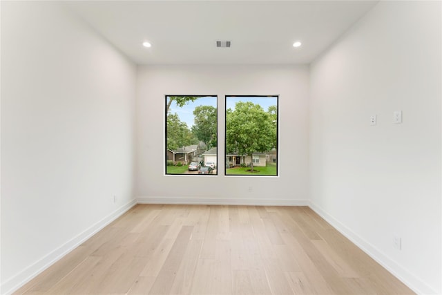 1741 Chippendale Rd, Houston, TX 77018 - spare room with light wood-type flooring and recessed lighting