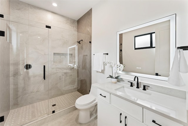 1741 Chippendale Rd, Houston, TX 77018 - full bath featuring vanity and a shower stall