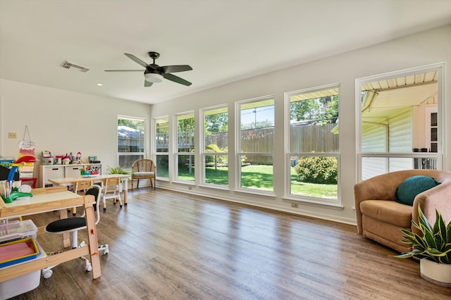 915 Timber Cove Dr, Seabrook, TX 77586 - sunroom / solarium with wood finished floors