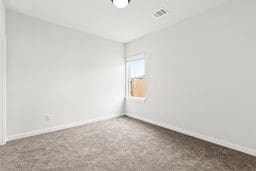 6418 Bolinas Ct, Rosharon, TX 77583 - spare room featuring carpet floors and baseboards