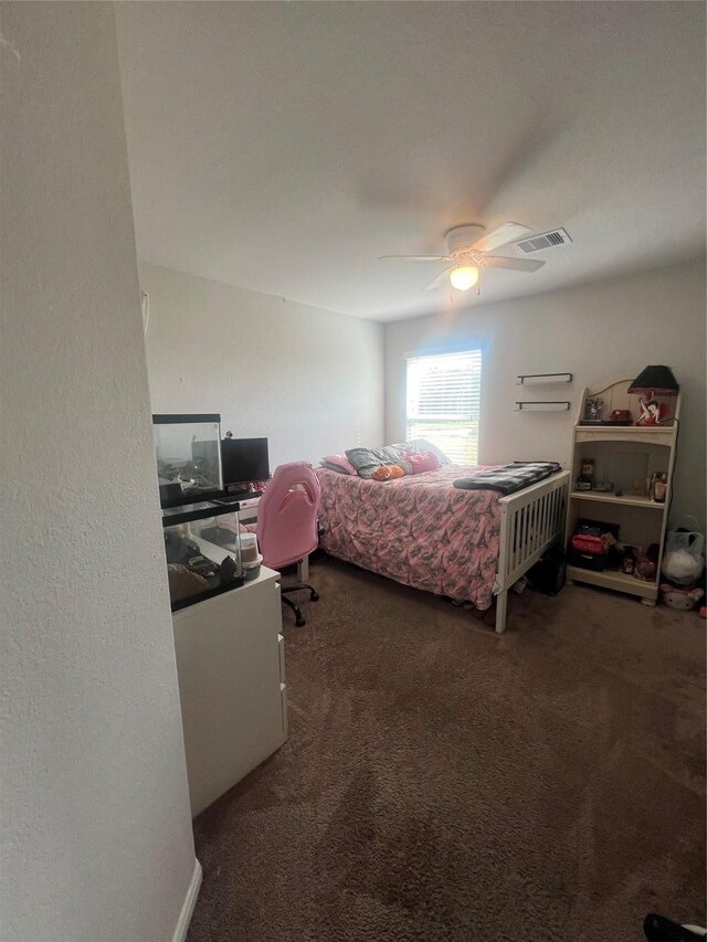 11111 Grape Hyacinth Ln, Houston, TX 77044 - bedroom featuring carpet flooring and a ceiling fan