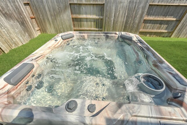 2104 Terra Rose Dr, Katy, TX 77493 - exterior view of a hot tub
