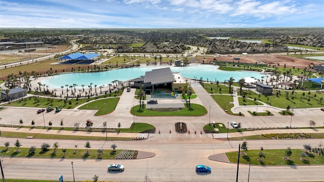 2104 Terra Rose Dr, Katy, TX 77493 - drone / aerial view of a pool area