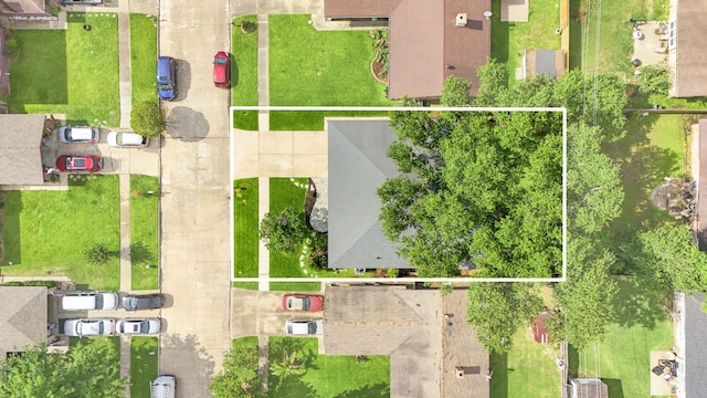 10507 Stockman Ln, Sugar Land, TX 77498 - aerial perspective of suburban area featuring property boundaries highlighted