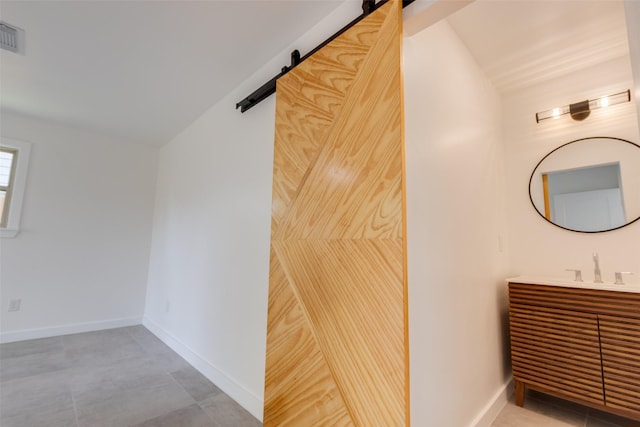 1730 Wakefield Dr, Houston, TX 77018 - bathroom with baseboards and a sink