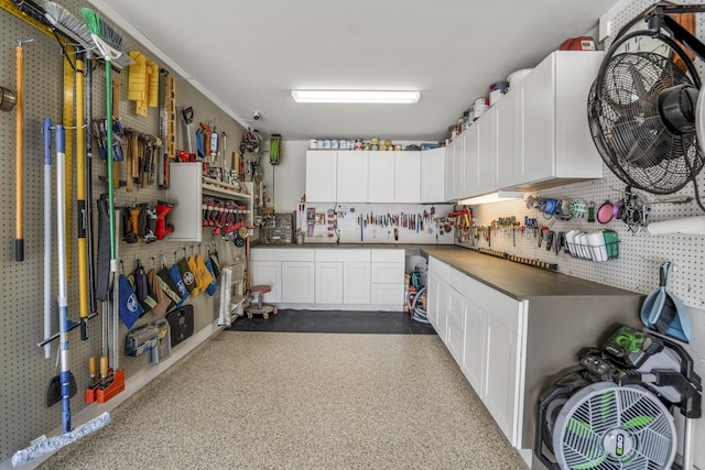 2715 Merlin Way, Katy, TX 77493 - garage featuring a workshop area