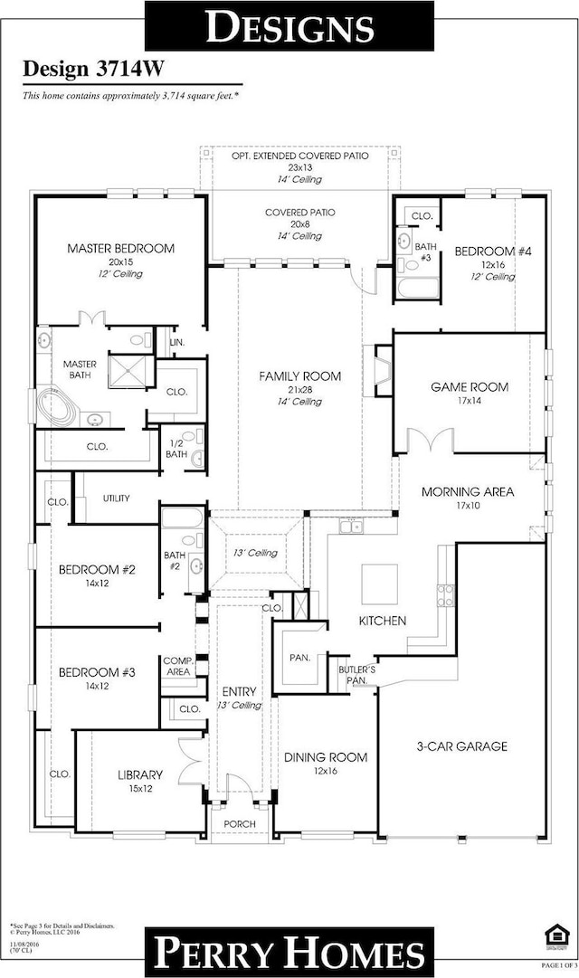 2715 Merlin Way, Katy, TX 77493 - floor plan / room layout