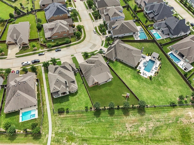 2603 Open Prairie Ln, Katy, TX 77493 - aerial perspective of suburban area with a pool area