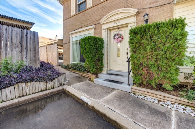 18218 Heritage Ln Unit 8218, Houston, TX 77058 - doorway to property with brick siding