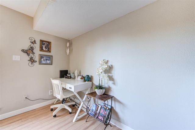 18218 Heritage Ln Unit 8218, Houston, TX 77058 - office area featuring light wood finished floors and baseboards