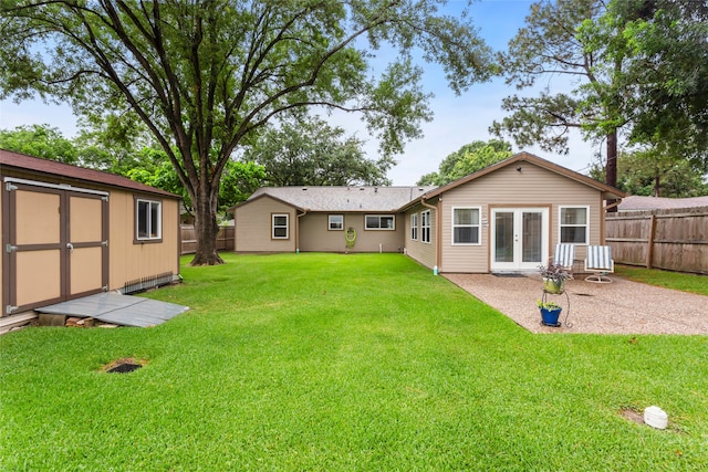 1518 14th Ave N, Texas City, TX 77590 - rear view of house with french doors and a patio area