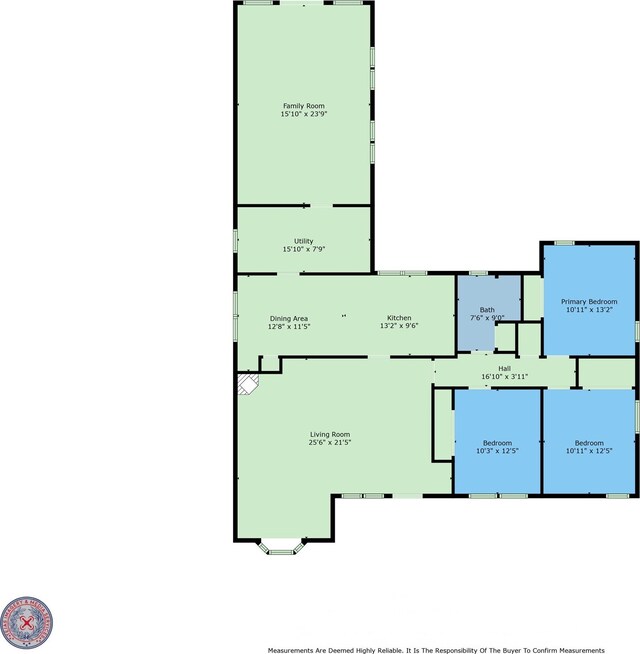 1518 14th Ave N, Texas City, TX 77590 - floor plan / room layout