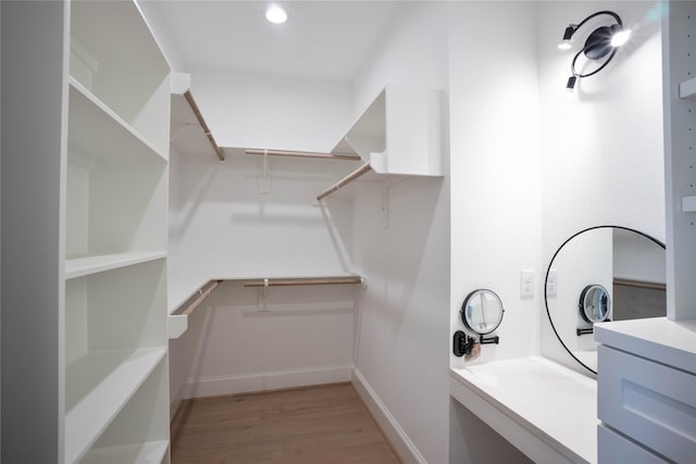 2117 Sauer St, Houston, TX 77004 - walk in closet with light wood-style flooring