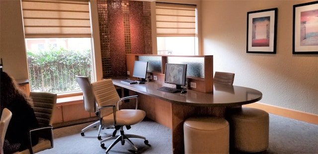 3505 Sage Rd Unit 1807, Houston, TX 77056 - office space featuring plenty of natural light, carpet floors, and a textured wall
