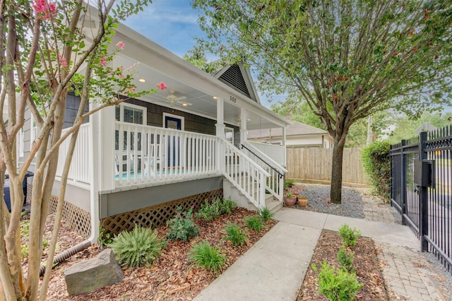 502 Enid St, Houston, TX 77009 - view of home's exterior with covered porch