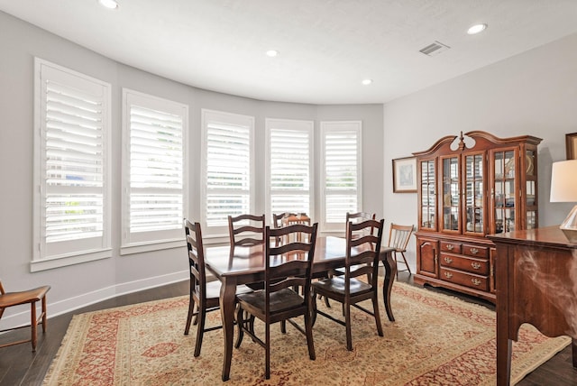 6602 Rochester Lake Loop, Katy, TX 77493 - dining space featuring plenty of natural light, recessed lighting, wood finished floors, and baseboards